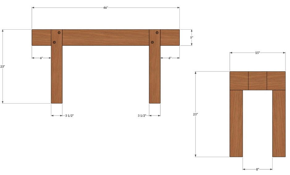 Outdoor Bench Plans