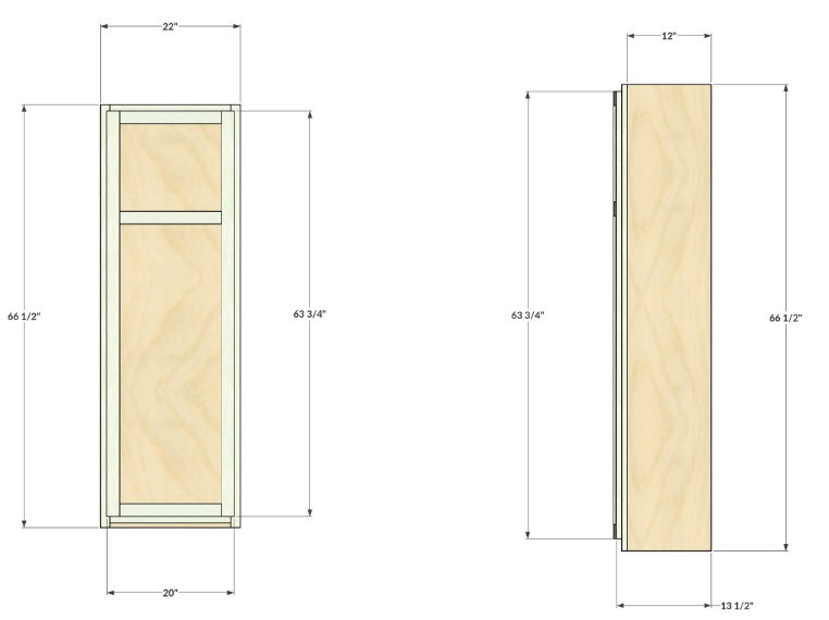 Tall Storage Cabinet Plans