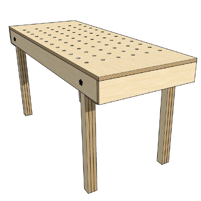 Work Bench File Portable Workbench Plans – MWA Woodworks Shop