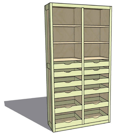 Tall Pantry Storage Cabinet Plans